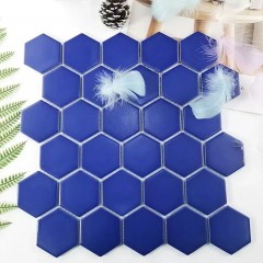 Mosaïque de céramique Décoration murale motif en forme hexagonale
