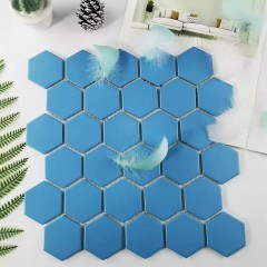 Mosaïque de céramique Décoration murale motif en forme hexagonale