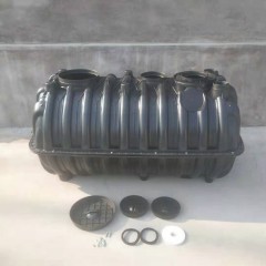 Ensemble de toilette Chasse d'eau + fosse à squatter + fosse septique