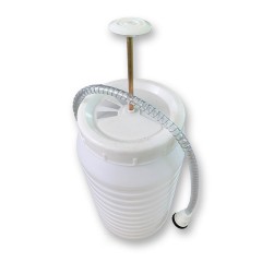 Ensemble de toilette Chasse d'eau + fosse à squatter + fosse septique