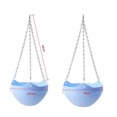 Paniers suspendus en plastique avec Chaînes  de 40 cm de long
