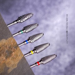 Tête de meulage en acier au tungstène de manucure