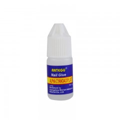 Antegu Colle spéciale pour la manucure 3g Colle adhésive pour ongles avec tête de brosse
