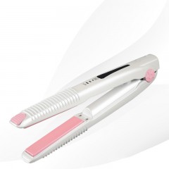 Lisseur à attelle électrique à double usage pour cheveux lissés ou bouclés Recharge USB sans fil