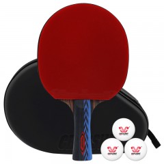 Raquette de tennis de table Crossway Six Star Professional Single Set High Stretch Double face