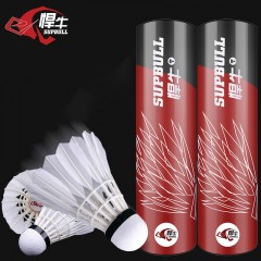 Paquet de 6 balles de badminton de compétition/entraînement