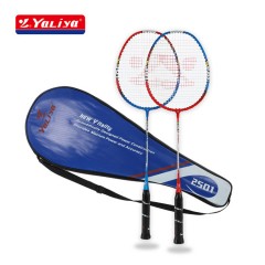 Raquette de badminton avec tête plate en alliage d'aluminium Pack de 2
