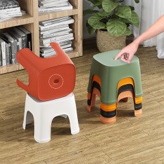 Tabouret en plastique, épais, antidérapant,