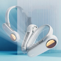 Mini ventilateur électrique USB rechargeable accrochable au cou