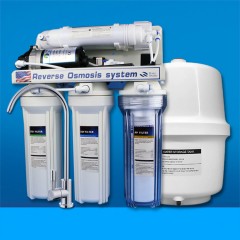 Filtre à eau en système d'osmose inverse RO