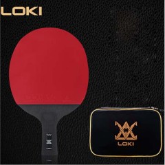 Raquette de tennis de table Série E 9 étoiles avec  base en carbone haut de gamme