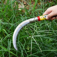Tondeuse à gazon robuste et tranchante avec manche en acier