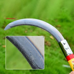 Tondeuse à gazon robuste et tranchante avec manche en acier