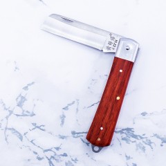 Couteau à greffer en acier aiguisé pliable