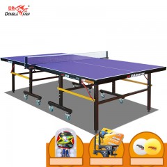 Table de tennis de table  pliable avec roues