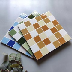 Carreaux de céramique couleur mosaïque en treillis