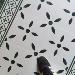 Carreaux vintage parquet intérieur