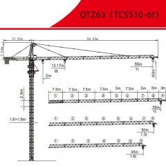 Grues à tour Moteurs à fréquence variable
