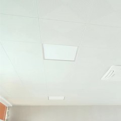 Plafonnier en aluminium blanc pur
