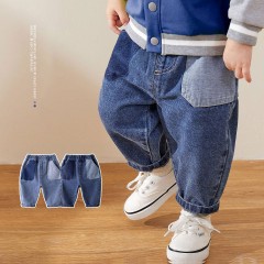 Jeans pour bébé  avec Taille en cuir