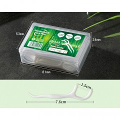 Fil dentaire pour nettoyage entre les dents 50 boîtes carrées jetables