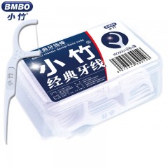 Petit fil dentaire en plastique classique en bambou 50 pièces/boîte