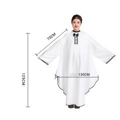 Tablier de coiffure imperméable avec  manches longues