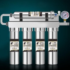 Purificateur d'eau de cuisine 4 + 1 acier inoxydable pour toute la maison Filtre à eau