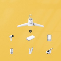 Cintre de désinfection et de séchage rapide Portable compact pliable