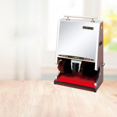 Machine automatique de cirage de chaussures à induction en acier inoxydable