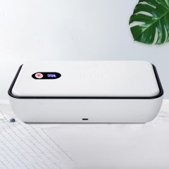 Boîte de désinfection pour téléphone portable 10W à charge sans fil UVC multifonctionnel portable