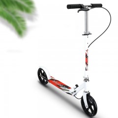Trotinette à frein à main pour adulte  avec deux roues pliables scooter