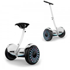 hoverboard électrique pour adulte, à deux roues, à commande par les jambes et à détection intelligente du mouvement du corps.