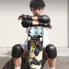 Ensemble d'accessoires de protection contre les chutes pour skateboard 6 pièces