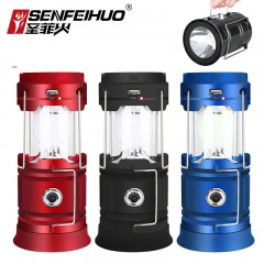 Lampe de camping solaire à led rechargeable par usb