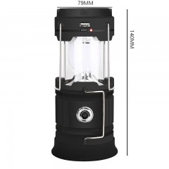 Lampe de camping solaire à led rechargeable par usb