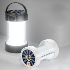 Lampe de camping d'extérieur Chargement solaire Type-C