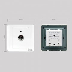 Commutateur intelligent de contrôle acoustique et optique avec Reconnaissance sonore intelligente, Arrêt automatique retardé, Pratique et économie d’énergie