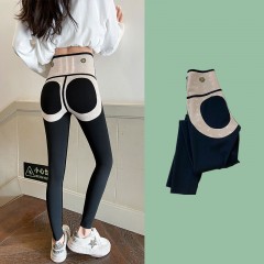 MENGSHUNA pantalon de yoga taille haute Legging sport