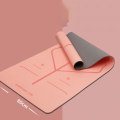SANFAN Tapis de yoga  ligne posture TPE antidérapant