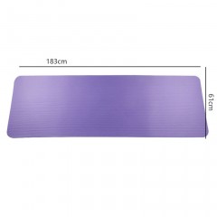 BAISHENGMEI Tapis de yoga en caoutchouc  avec ligne de posture