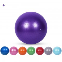 Balle de yoga en PVC épaissie, antidéflagrante et lisse ballon de yoga
