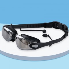 Lunettes de natation électroplaquées Silicone étanche