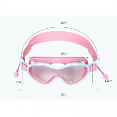 Lunettes de natation  pour enfants imperméables et anti-buée transparentes