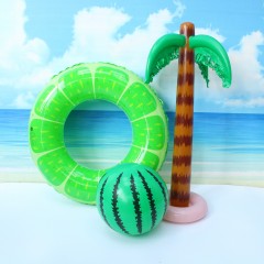 Anneau de natation en PVC gonflable pour adultes  Bouée de sauvetage pour piscine