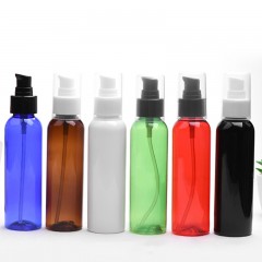 Flacon en plastique de 120ml avec couvercle complet et pompe type de pression