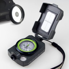 AF-4090 Boussole en métal multifonction cadran fluorescent