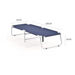 MAIWEISI lit pliant en tissu simple