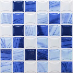 Carreaux de céramique couleur mosaïque en treillis