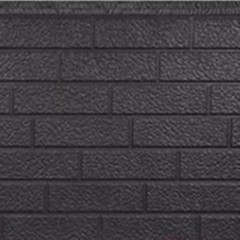 Panneaux métalliques sculptés, Carreaux muraux extérieurs
